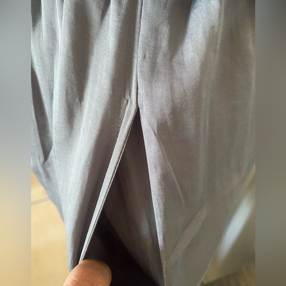 Mustard Seed Light Gray Ruffle Jumpsuit‎ - Picture 7 of 16